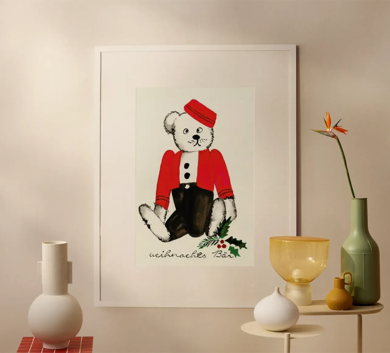 Weihnachtsbär poster da Nathys_illustration