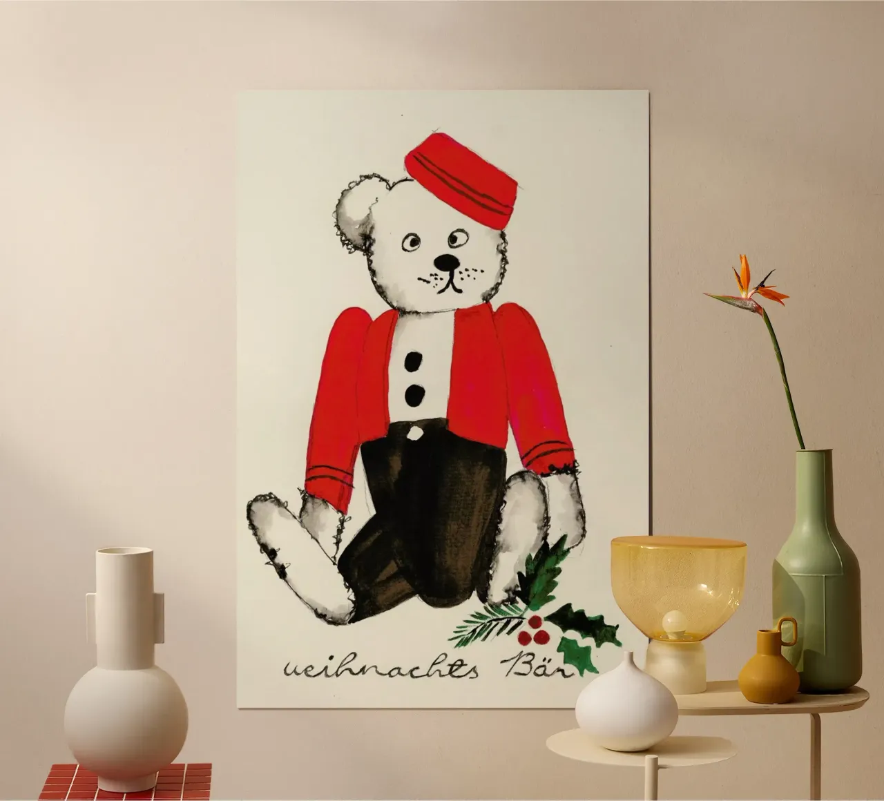 Weihnachtsbär poster da Nathys_illustration