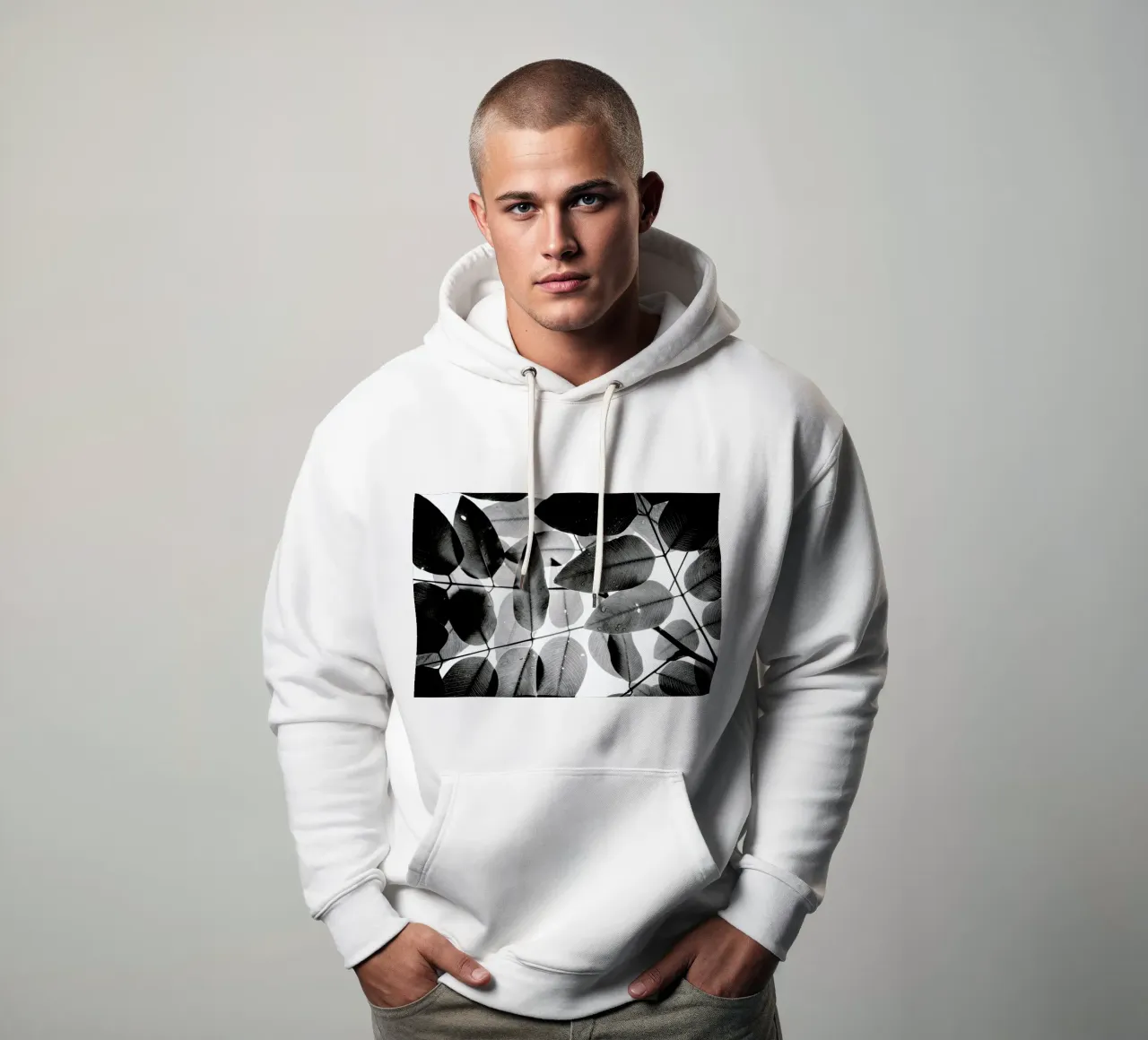 Experiments with Leaves 2 felpa con cappuccio da Tal Paz-Fridman