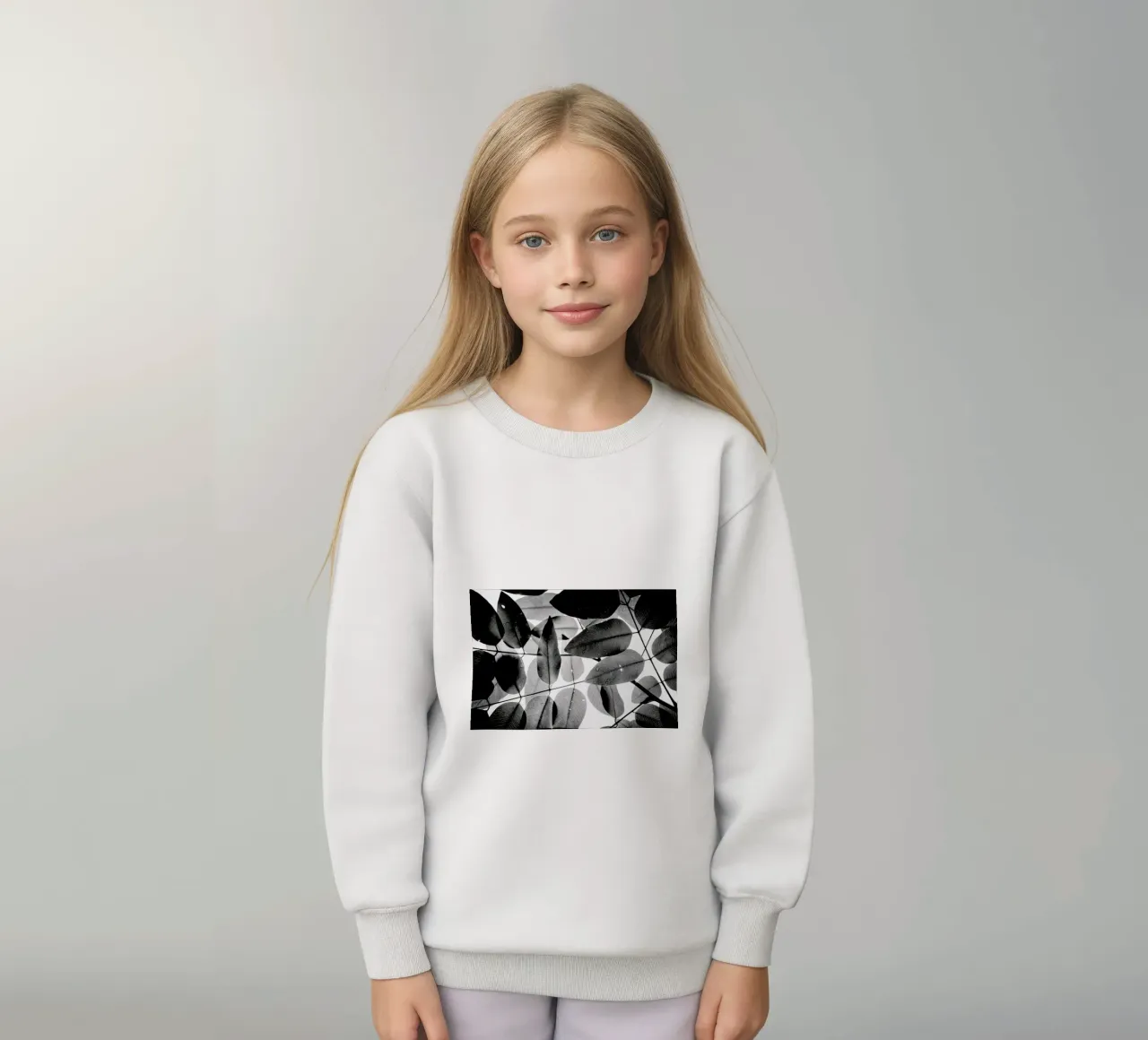 Experiments with Leaves 2 kids sweatshirt by Tal Paz-Fridman