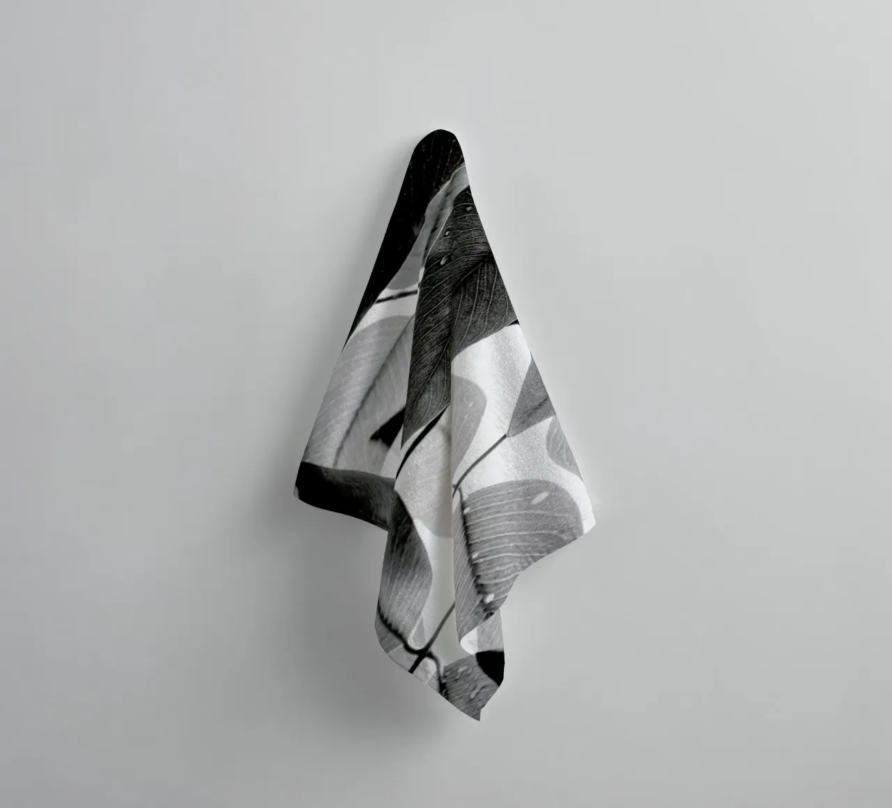 Experiments with Leaves 2 towel by Tal Paz-Fridman