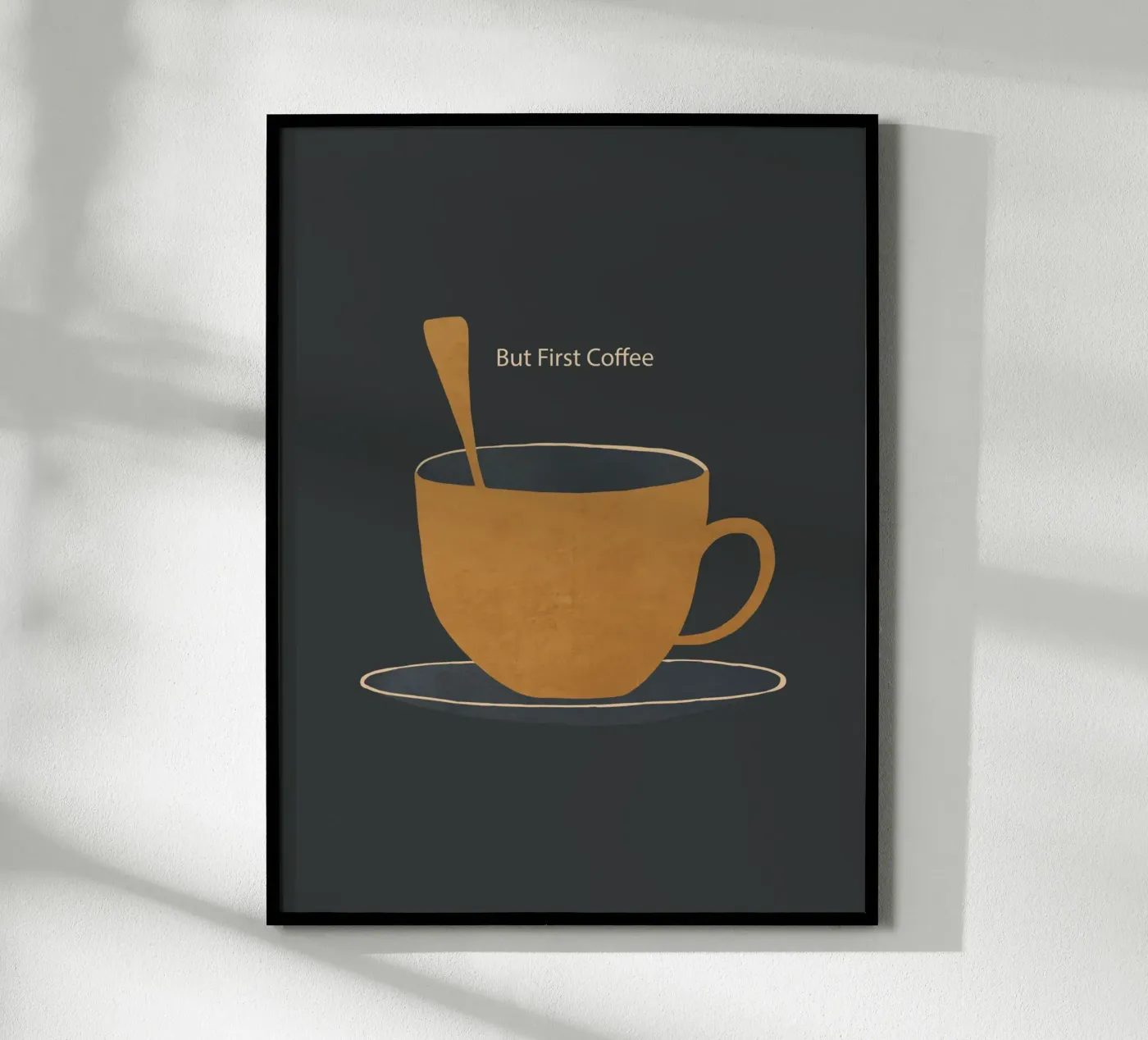 Ma prima il caffè poster da ThingDesign