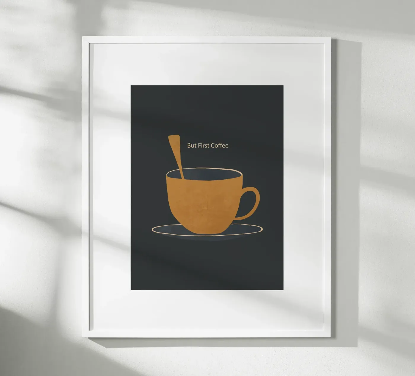 Ma prima il caffè poster da ThingDesign