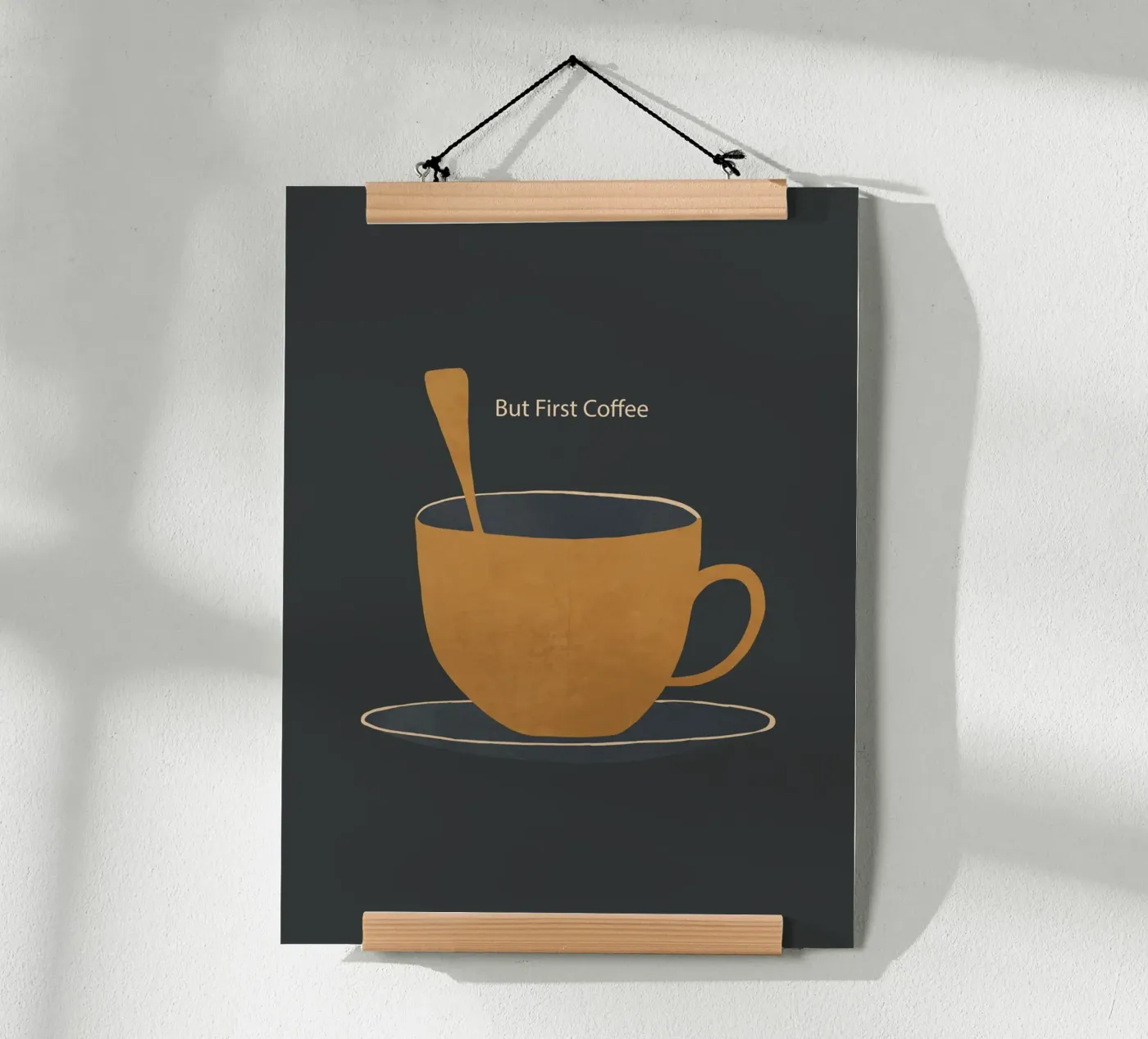 Ma prima il caffè poster da ThingDesign