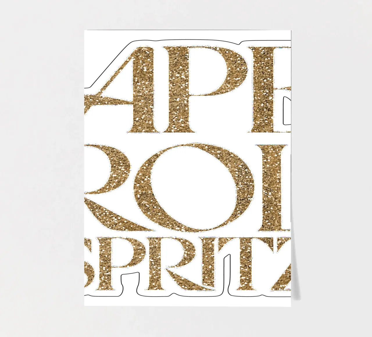 Aperol Spritz sticker sheet by cafelab