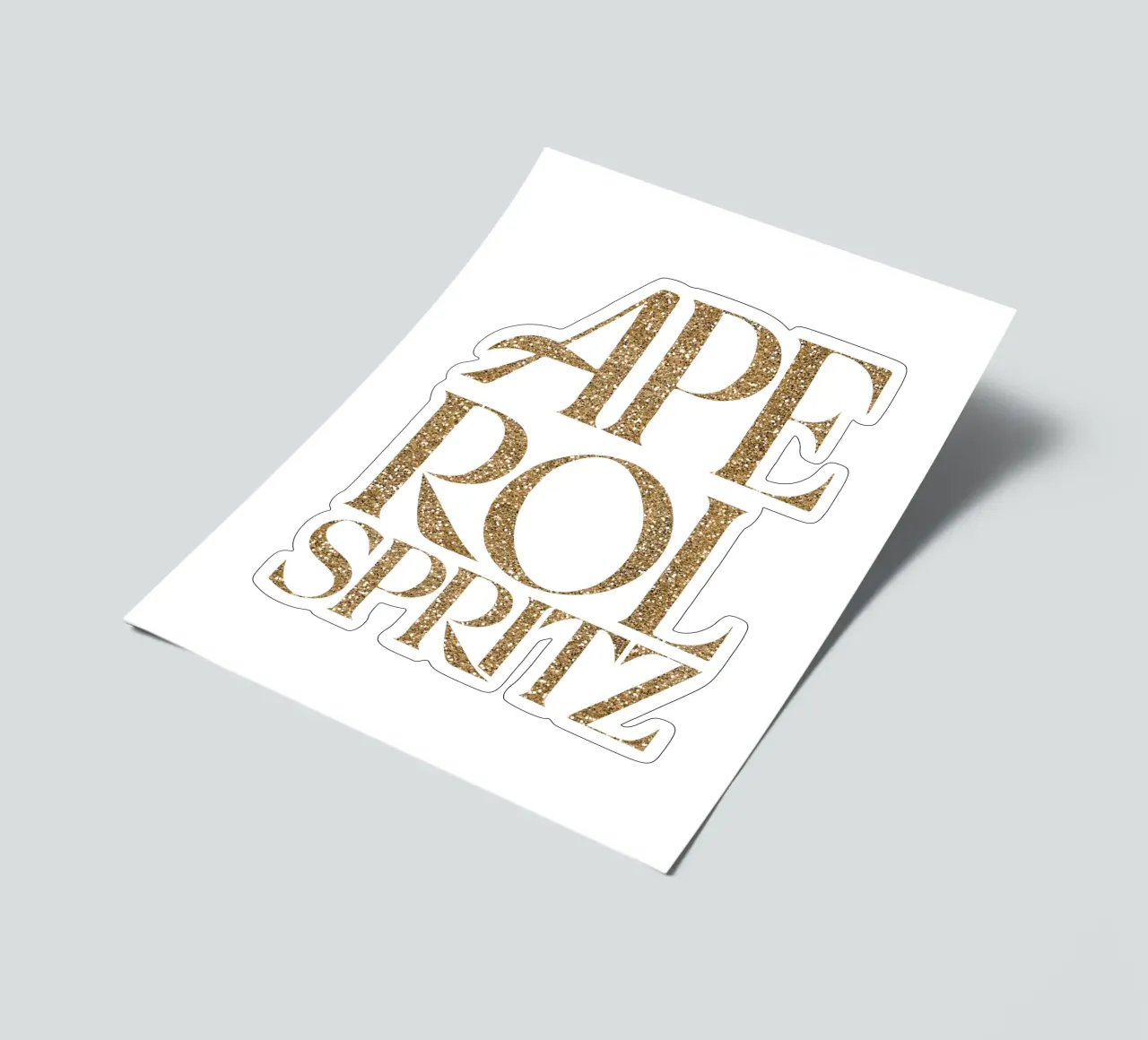 Aperol Spritz sticker sheet by cafelab