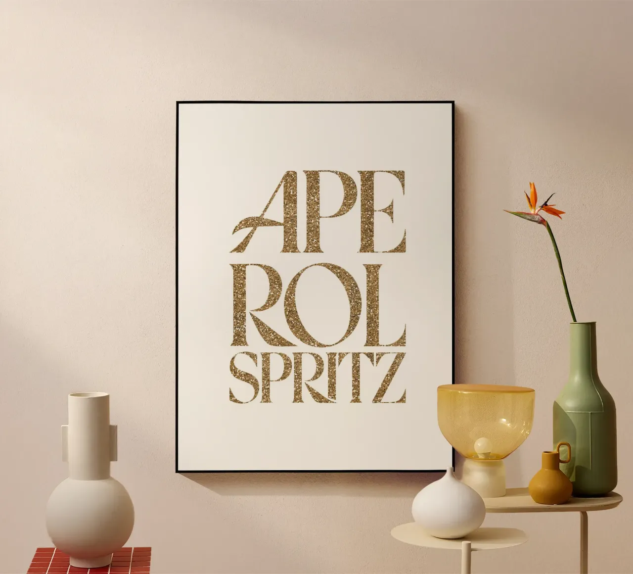 Aperol Spritz plexiglass da cafelab