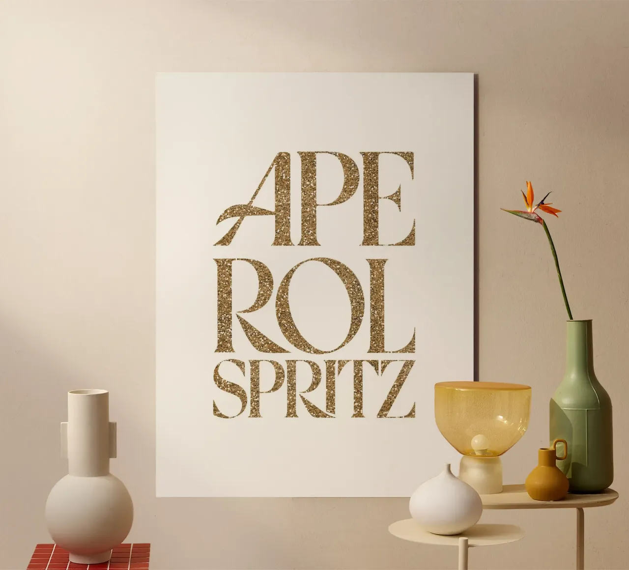 Aperol Spritz alluminio dibond da cafelab