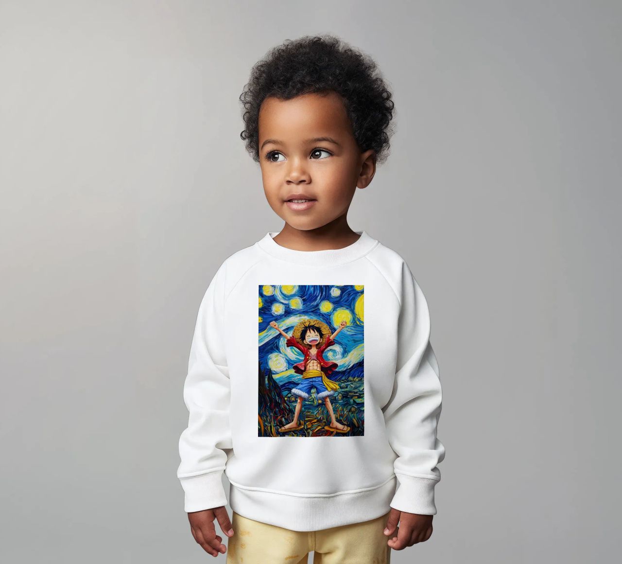Monkey D. Luffy One Piece Starry Night baby sweatshirt by CreativeStudio