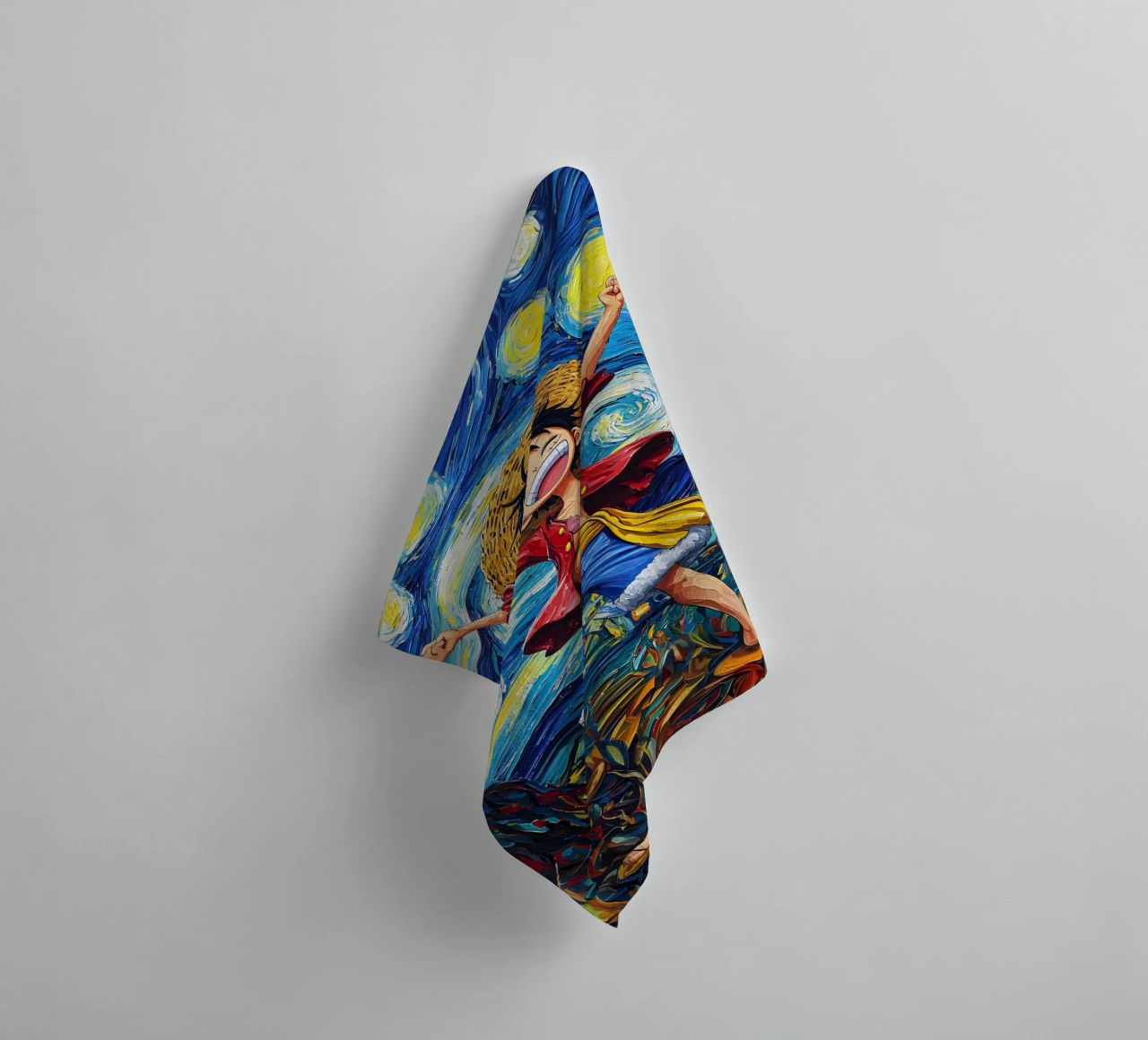 Monkey D. Luffy One Piece Starry Night towel by CreativeStudio