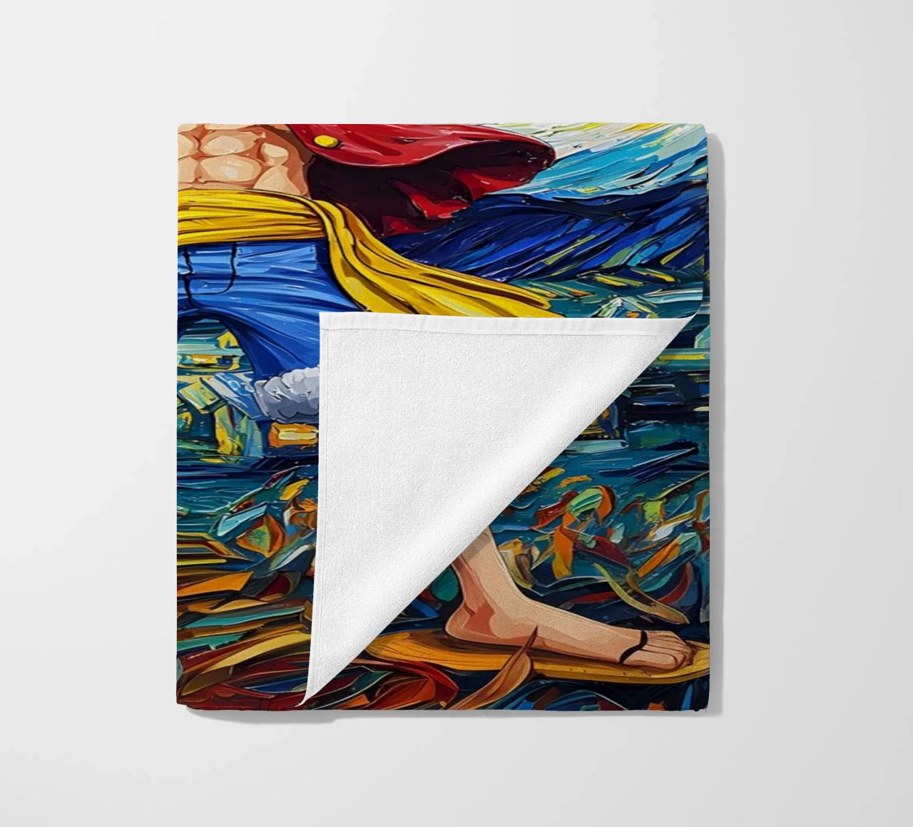 Monkey D. Luffy One Piece Starry Night beach towel by CreativeStudio
