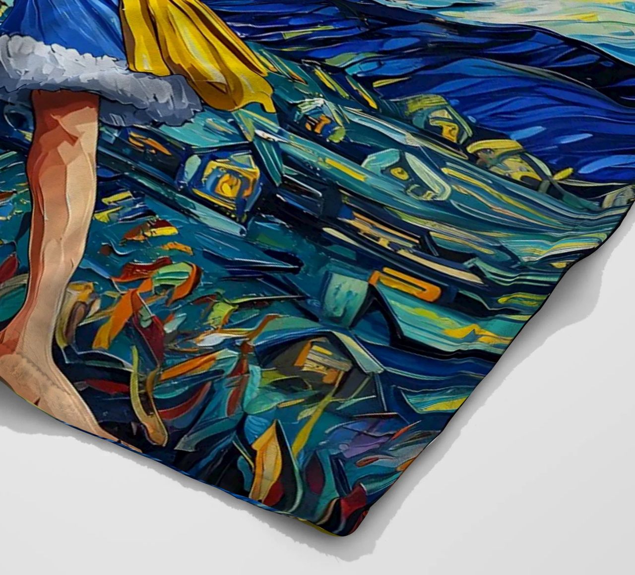 Monkey D. Luffy One Piece Starry Night fleece blanket by CreativeStudio