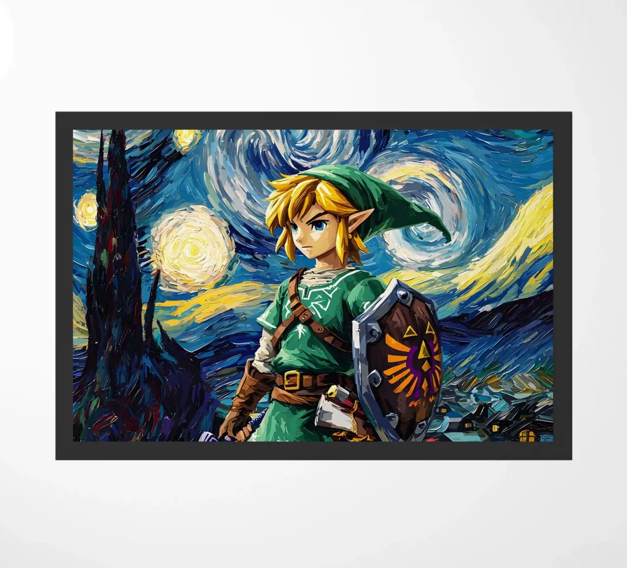Link The Legend of Zelda Starry Night zerbino da CreativeStudio