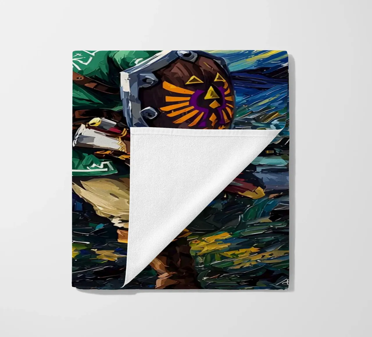 Link The Legend of Zelda Starry Night telo mare da CreativeStudio