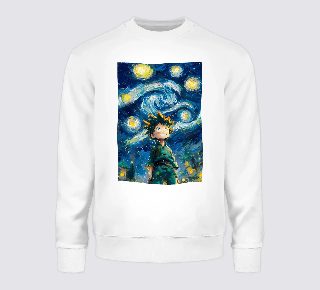 Gon Freecss Hunter x Hunter Starry Night felpa da CreativeStudio