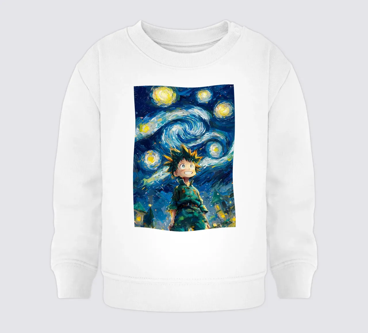 Gon Freecss Hunter x Hunter Starry Night felpa neonato da CreativeStudio