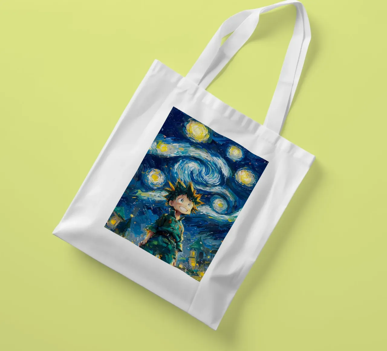 Gon Freecss Hunter x Hunter Starry Night tote bag by CreativeStudio