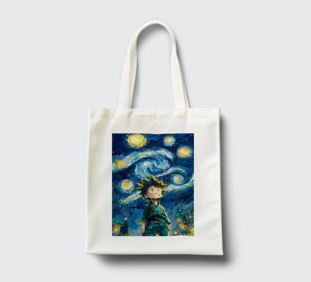 Gon Freecss Hunter x Hunter Starry Night tote bag by CreativeStudio