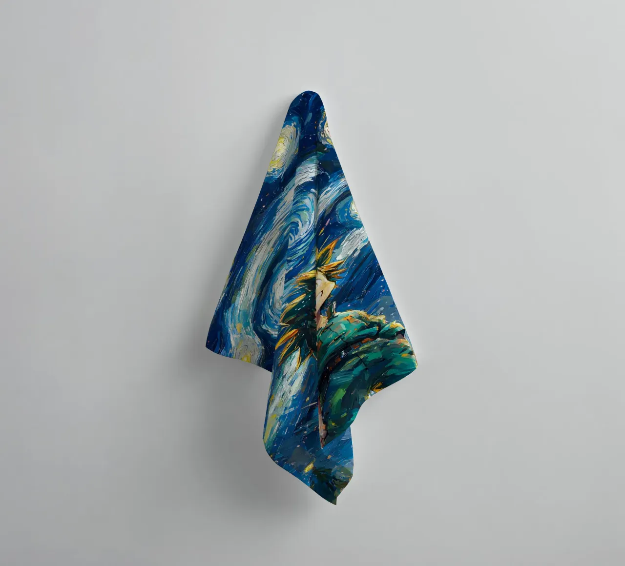 Gon Freecss Hunter x Hunter Starry Night asciugamano da bagno da CreativeStudio