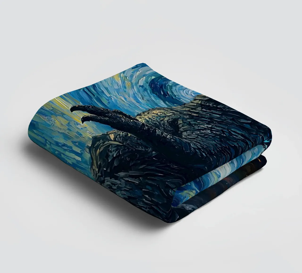 Godzilla Starry Night asciugamano da bagno da CreativeStudio