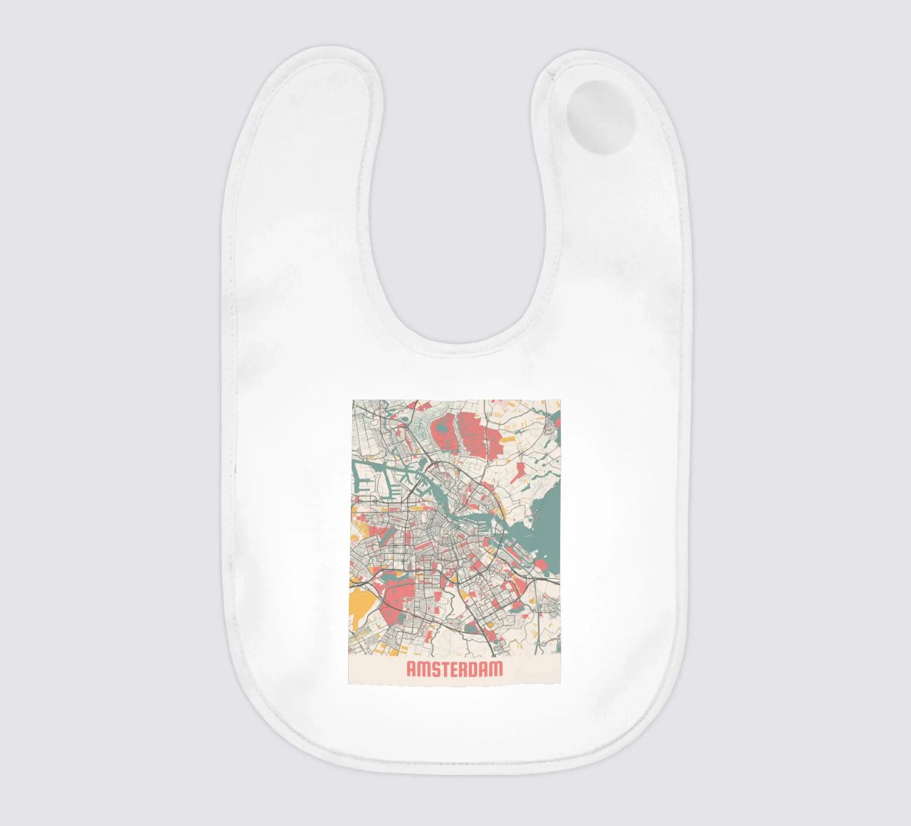AMSTERDAM  Map Print bavaglino da Travelstudio