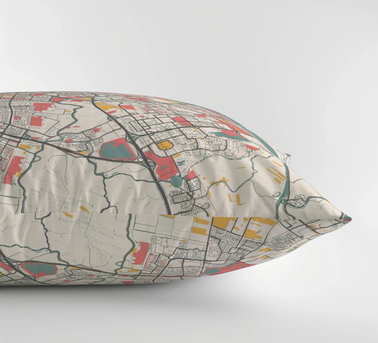 AMSTERDAM  Map Print cuscino da Travelstudio