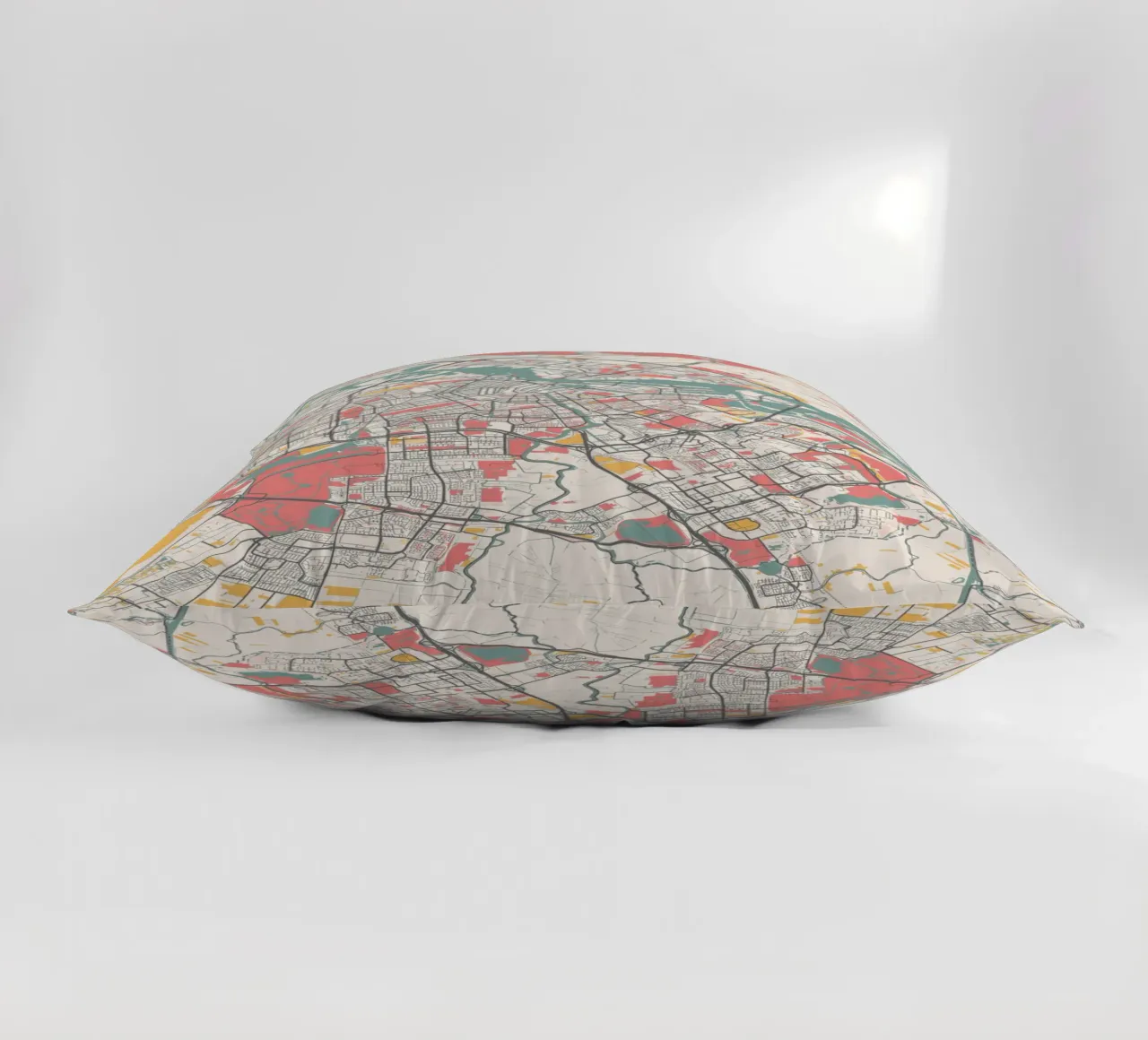AMSTERDAM Map Print cuscino da Travelstudio