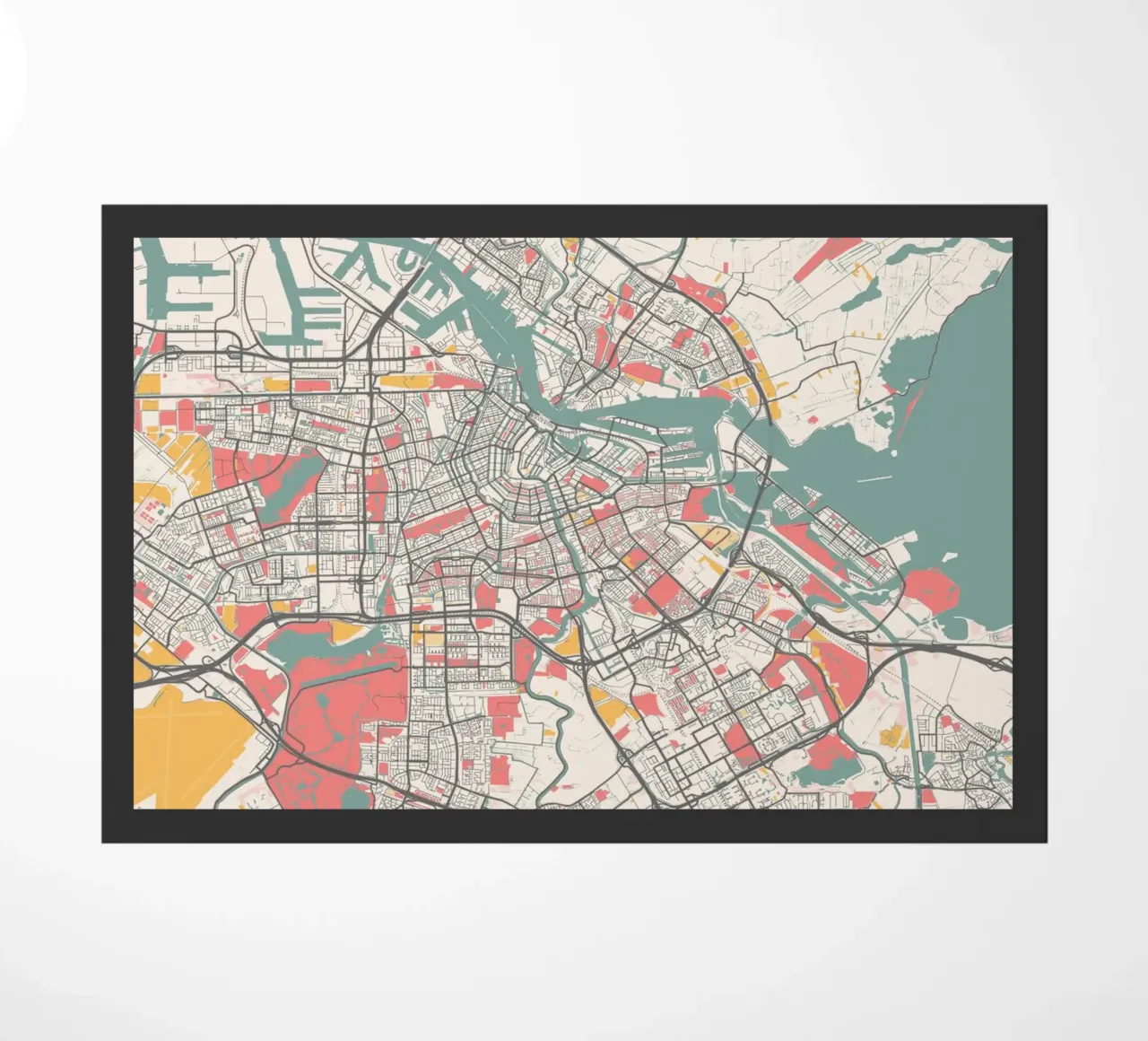 AMSTERDAM Map Print zerbino da Travelstudio