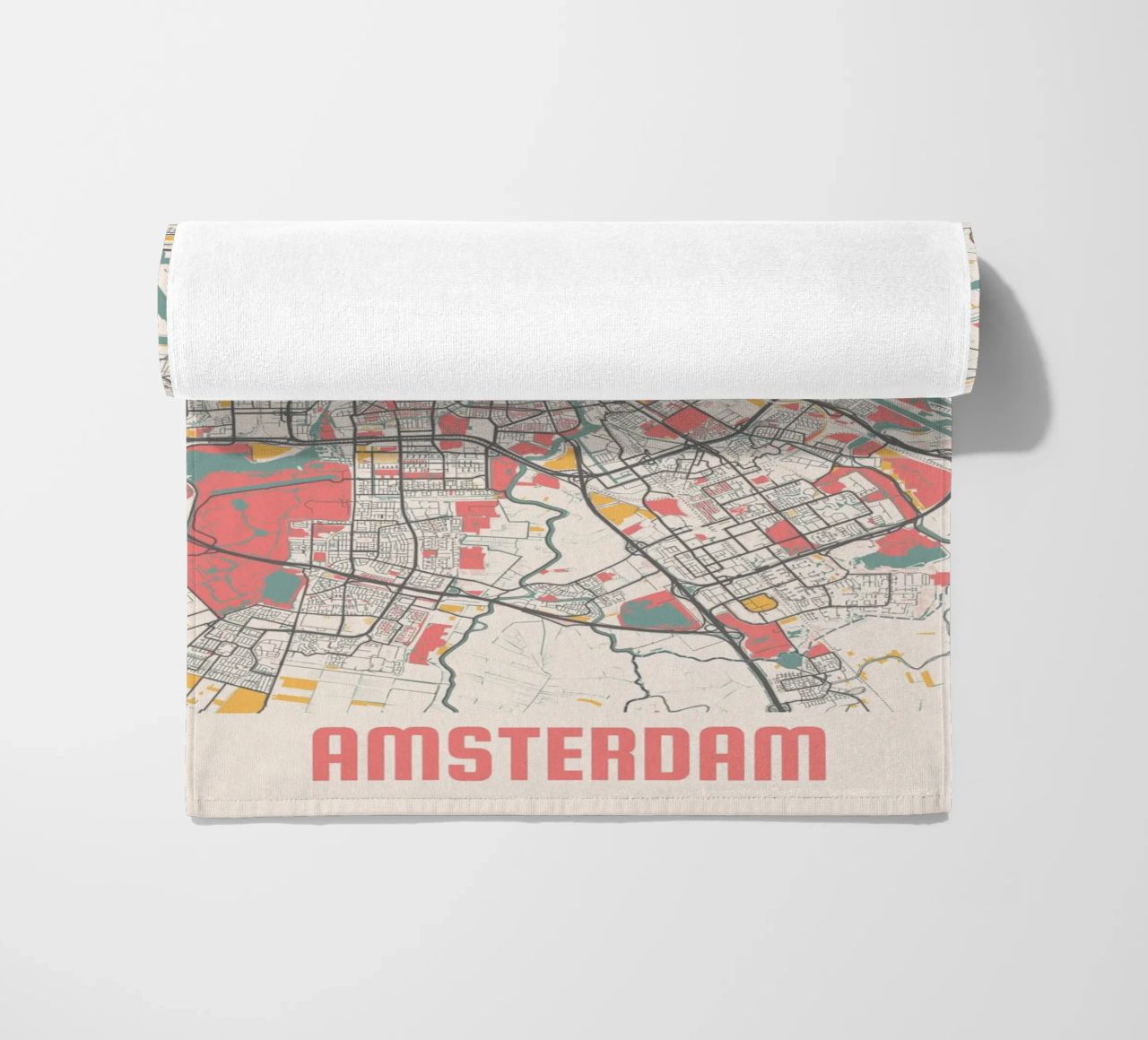 AMSTERDAM  Map Print telo mare da Travelstudio