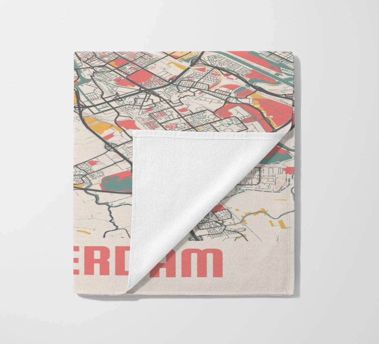 AMSTERDAM  Map Print telo mare da Travelstudio