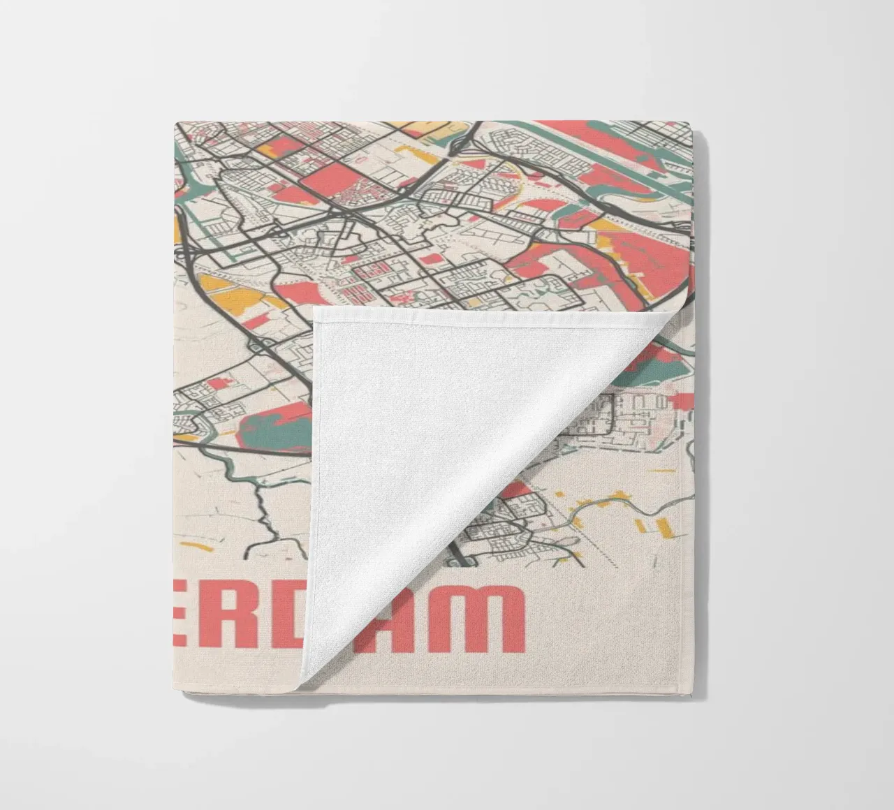 AMSTERDAM Map Print telo mare da Travelstudio