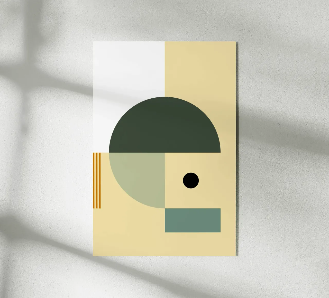 Midcentury Geometric 16 plexiglass da KHouse Studio