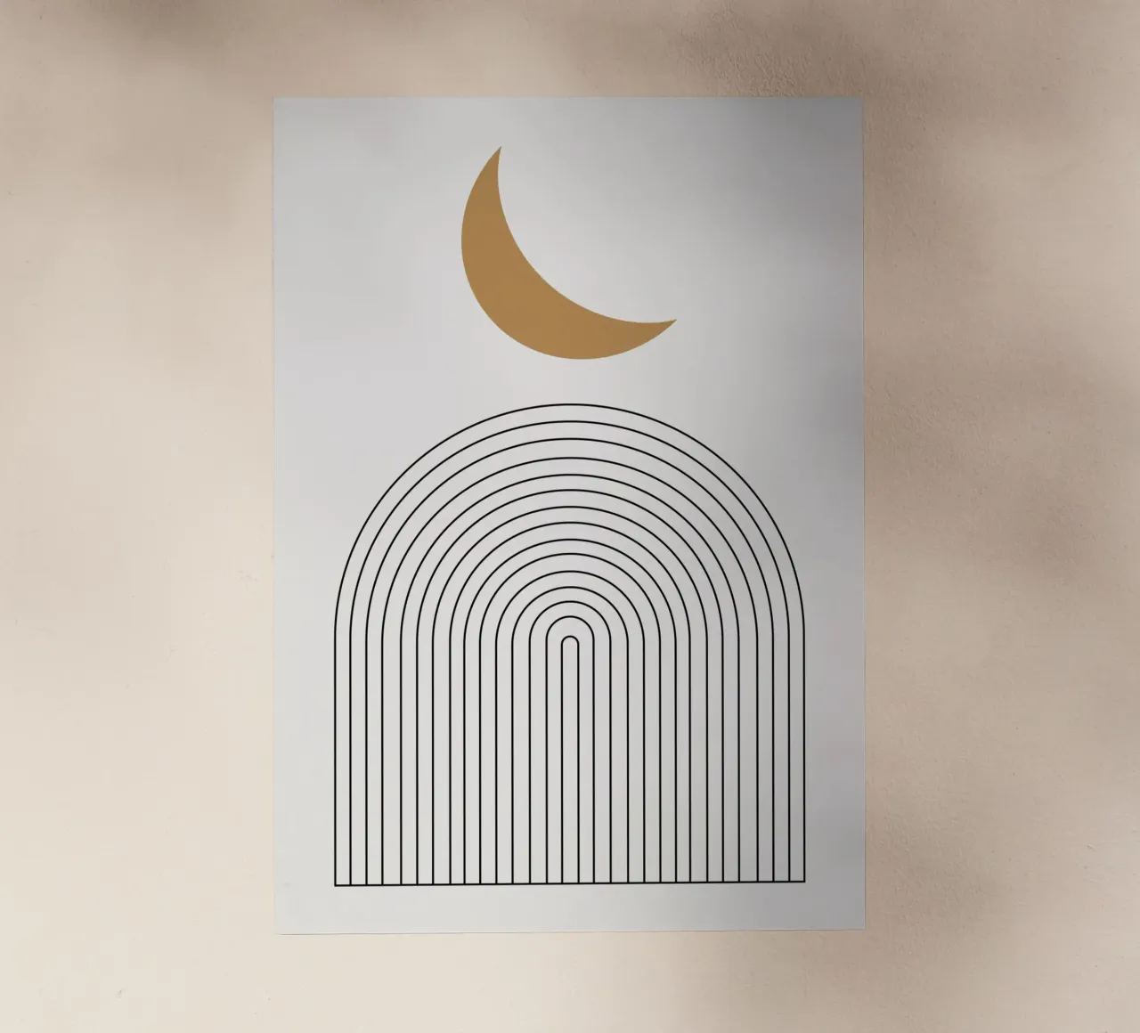 Astratto Boho metà secolo Pattern 19 pellicola backlit da Paigaam Studio