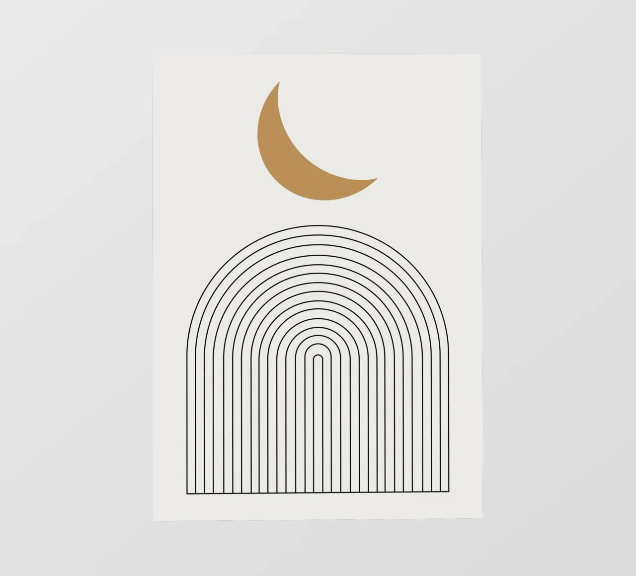 Astratto Boho metà secolo Pattern 19 pellicola backlit da Paigaam Studio