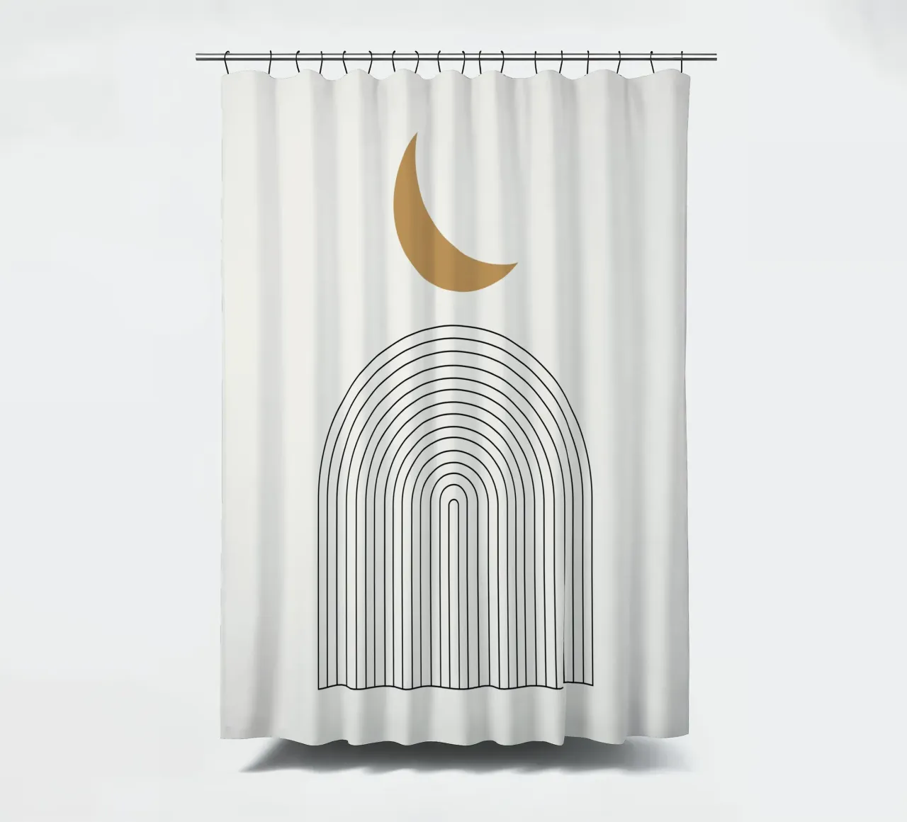 Astratto Boho metà secolo Pattern 19 tenda da doccia da Paigaam Studio