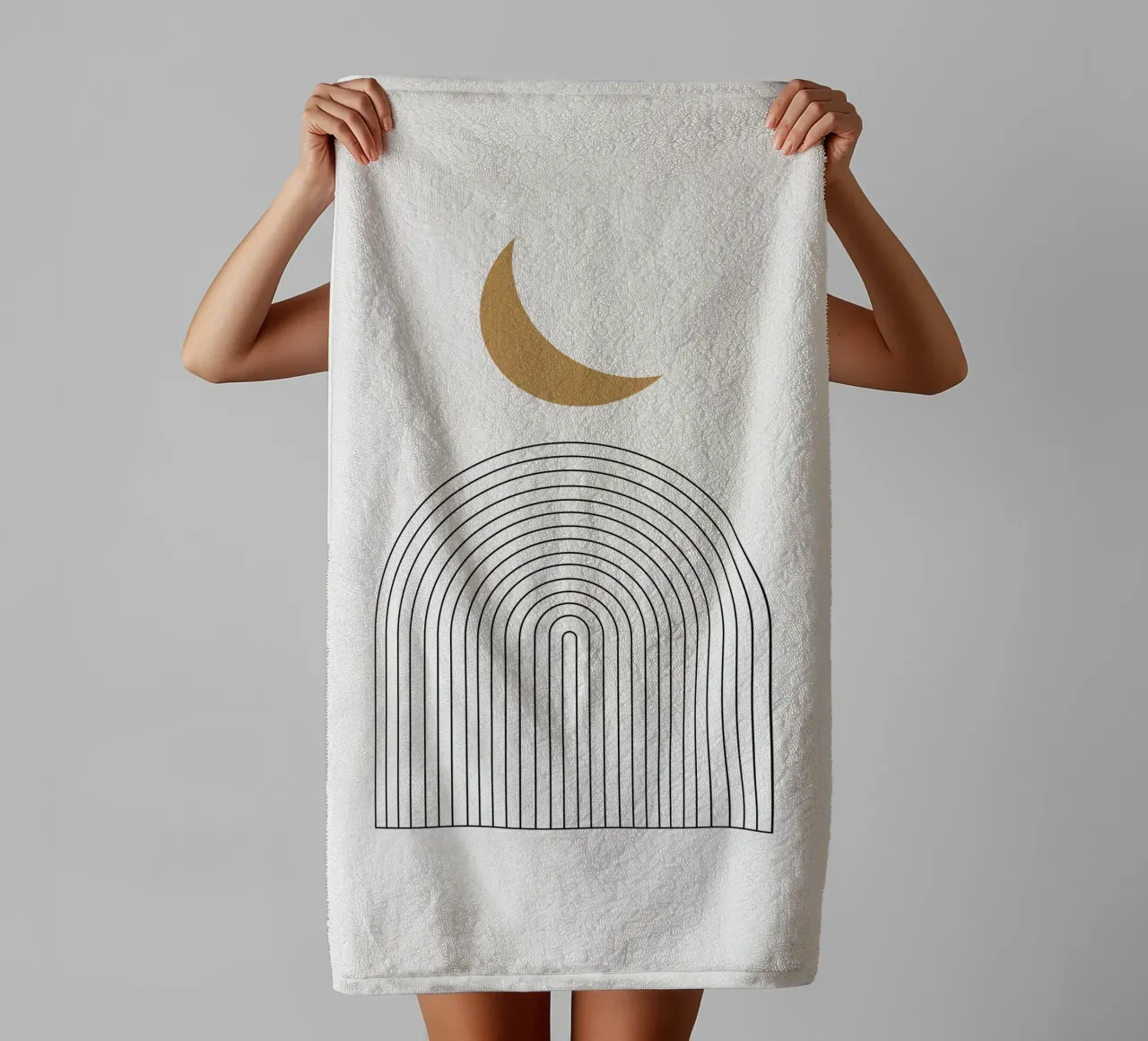 Astratto Boho metà secolo Pattern 19 asciugamano da bagno da Paigaam Studio