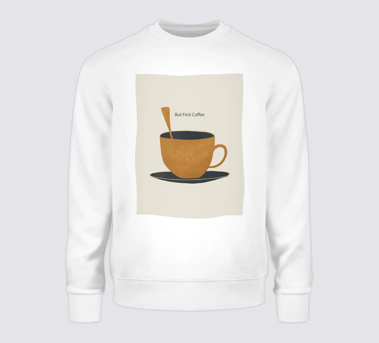 Ma prima il caffè 2 felpa da ThingDesign