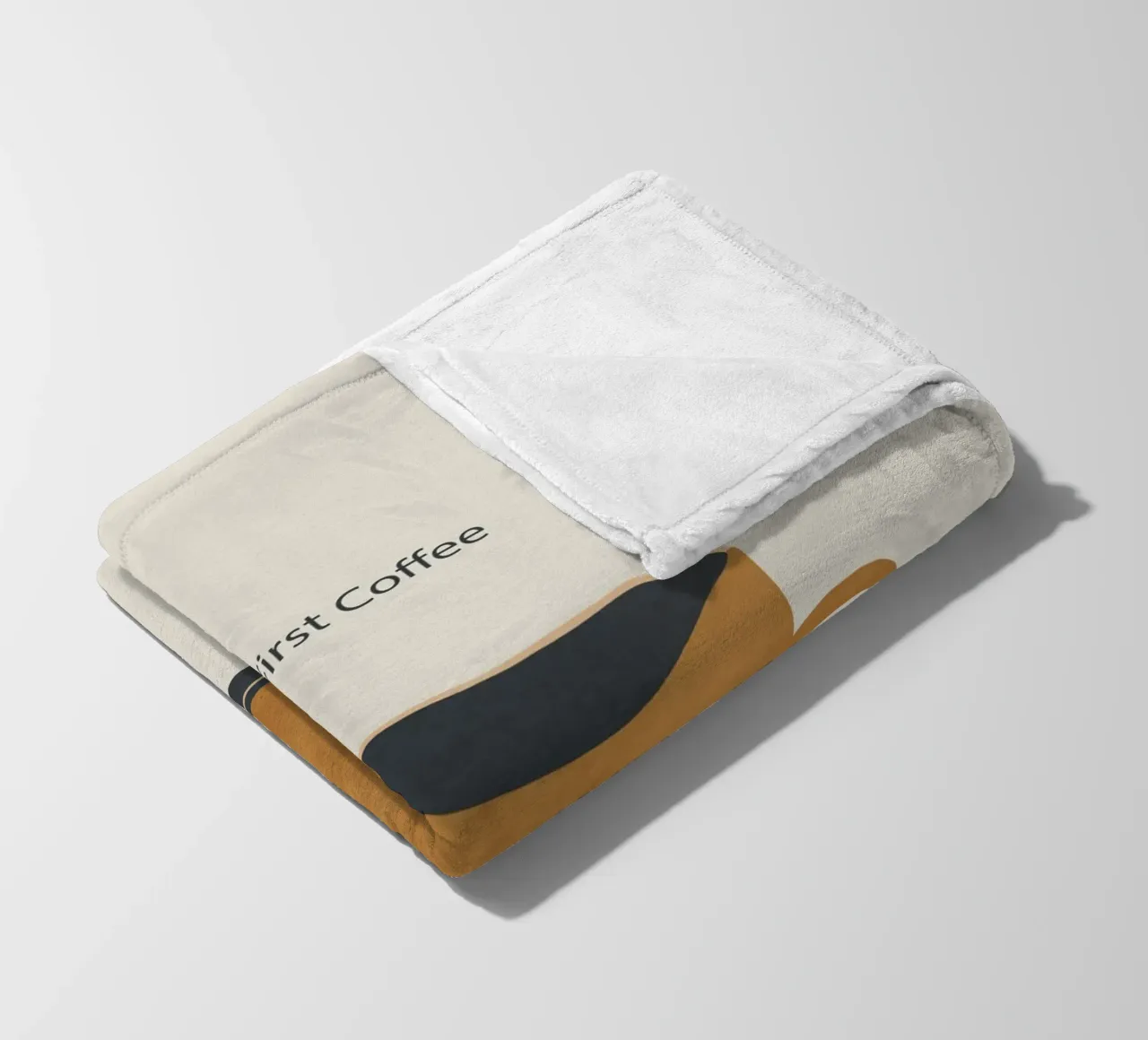Ma prima il caffè 2 coperta in pile da ThingDesign