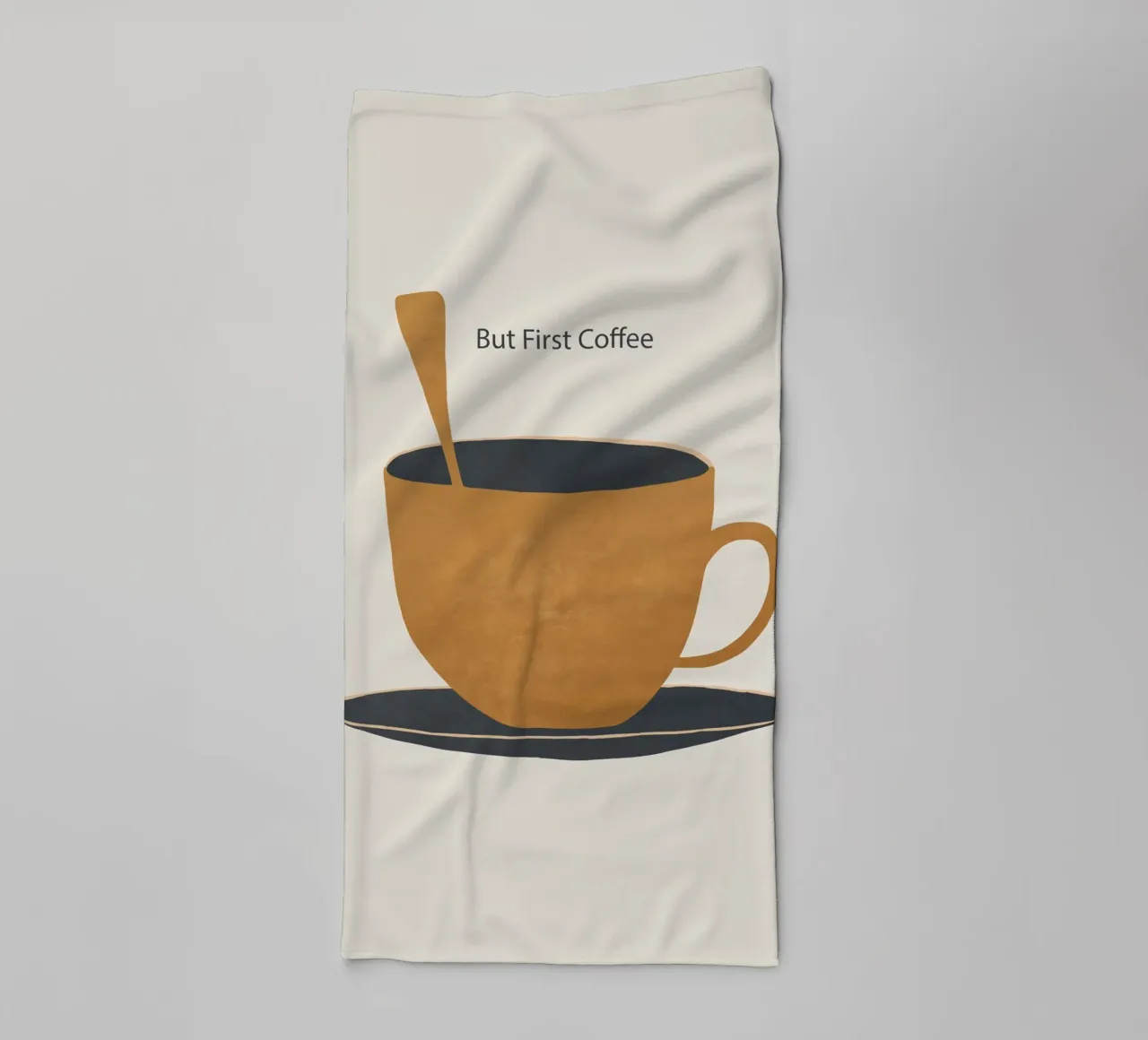 Ma prima il caffè 2 asciugamano da bagno da ThingDesign