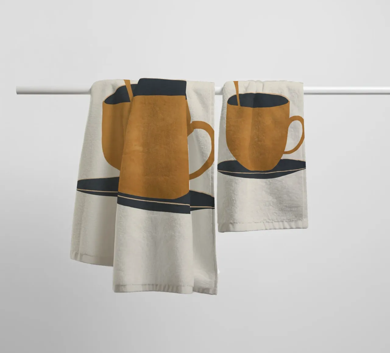 Ma prima il caffè 2 asciugamano da bagno da ThingDesign