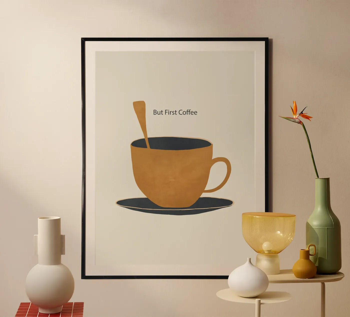 Ma prima il caffè 2 poster da ThingDesign
