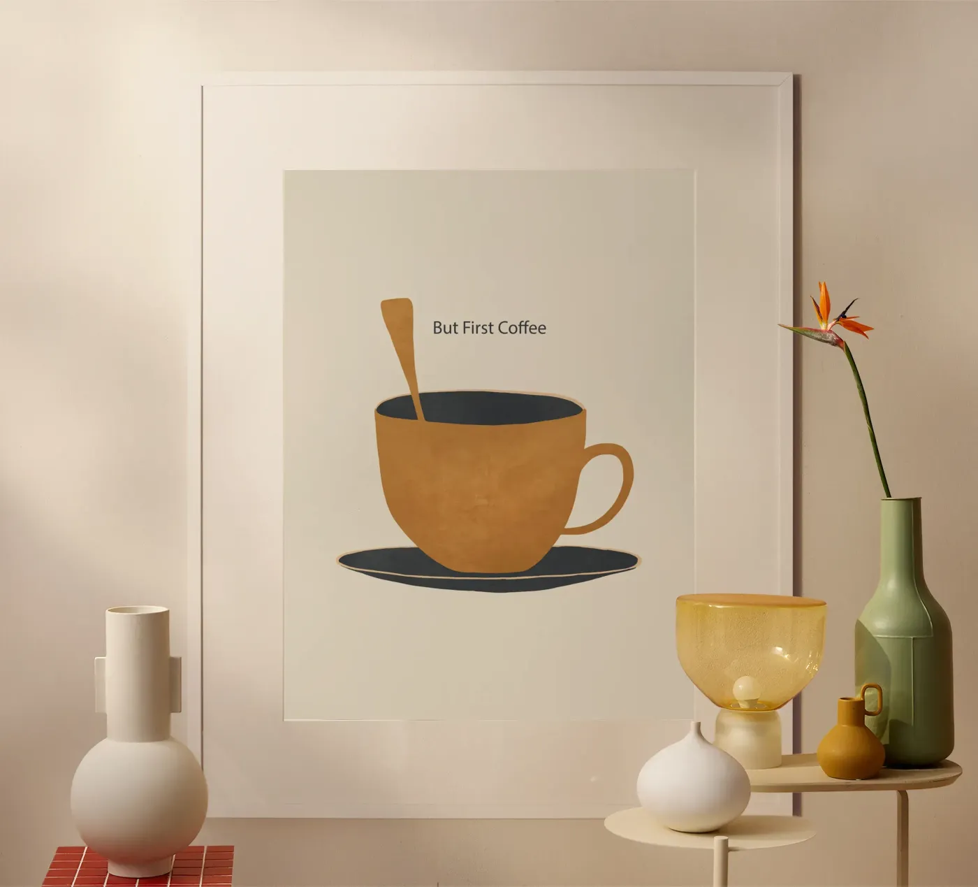 Ma prima il caffè 2 poster da ThingDesign