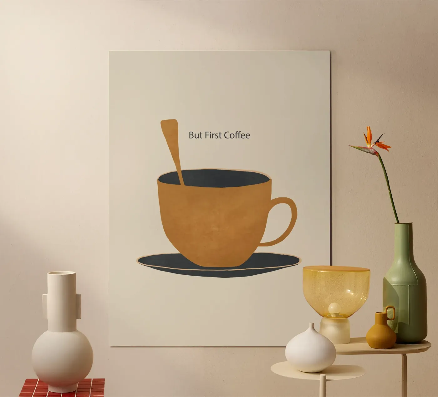 Ma prima il caffè 2 poster da ThingDesign