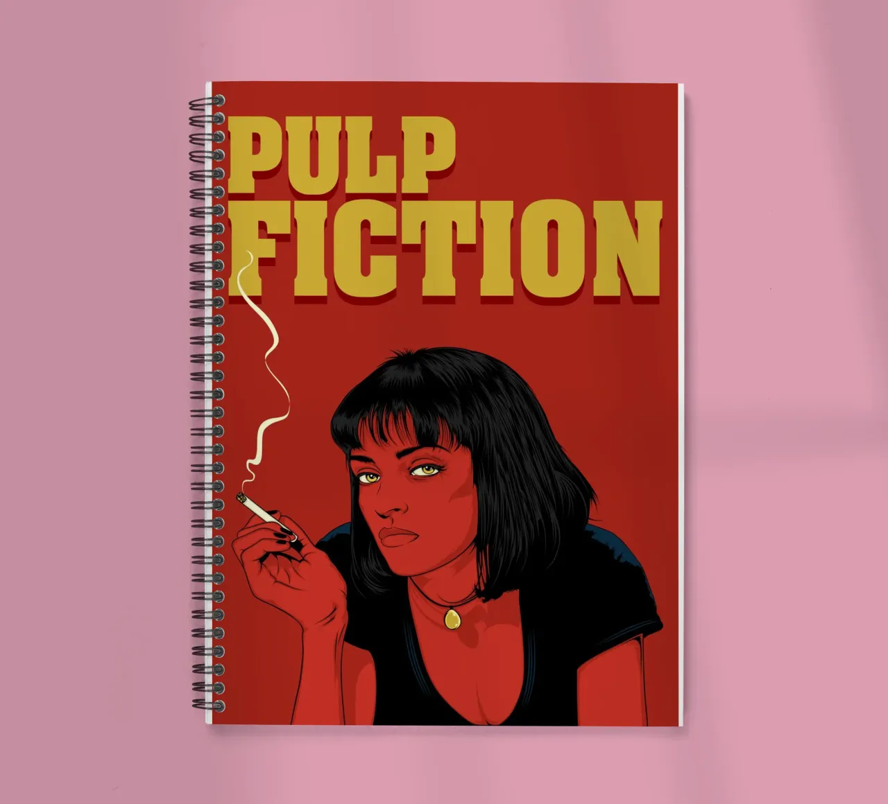 PULP FICTION spiral notebook by Cranio Dsgn