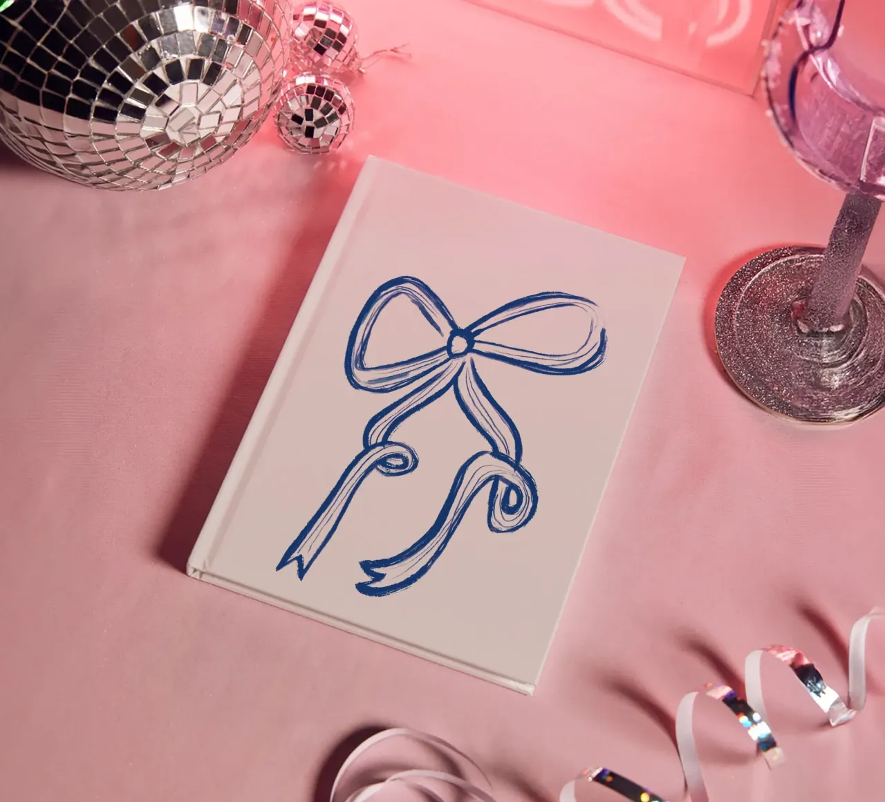 Pretty Ribbon notebook by ni-ja artboutique