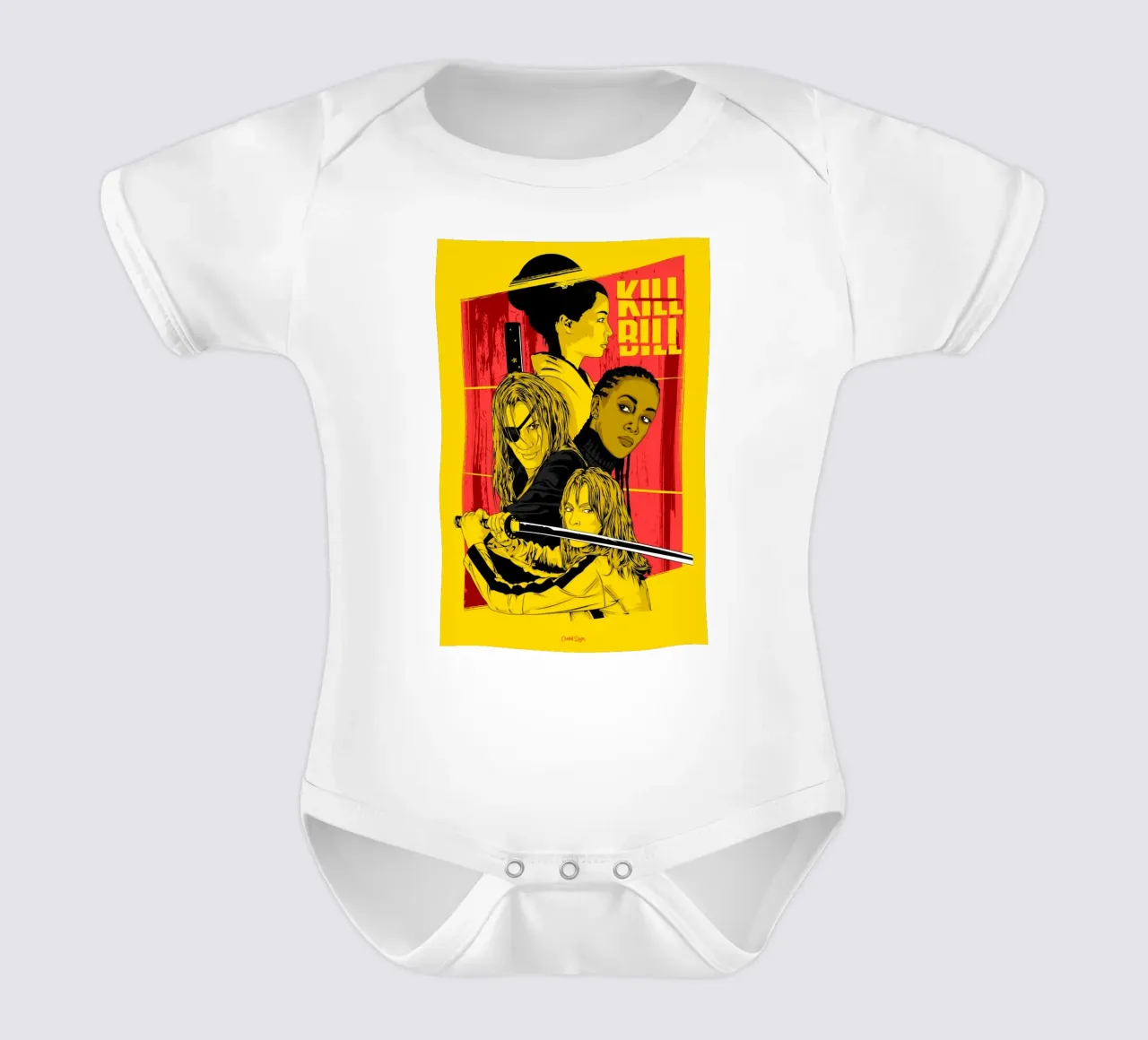 UCCIDERE BILL body neonato maniche corte da Cranio Dsgn