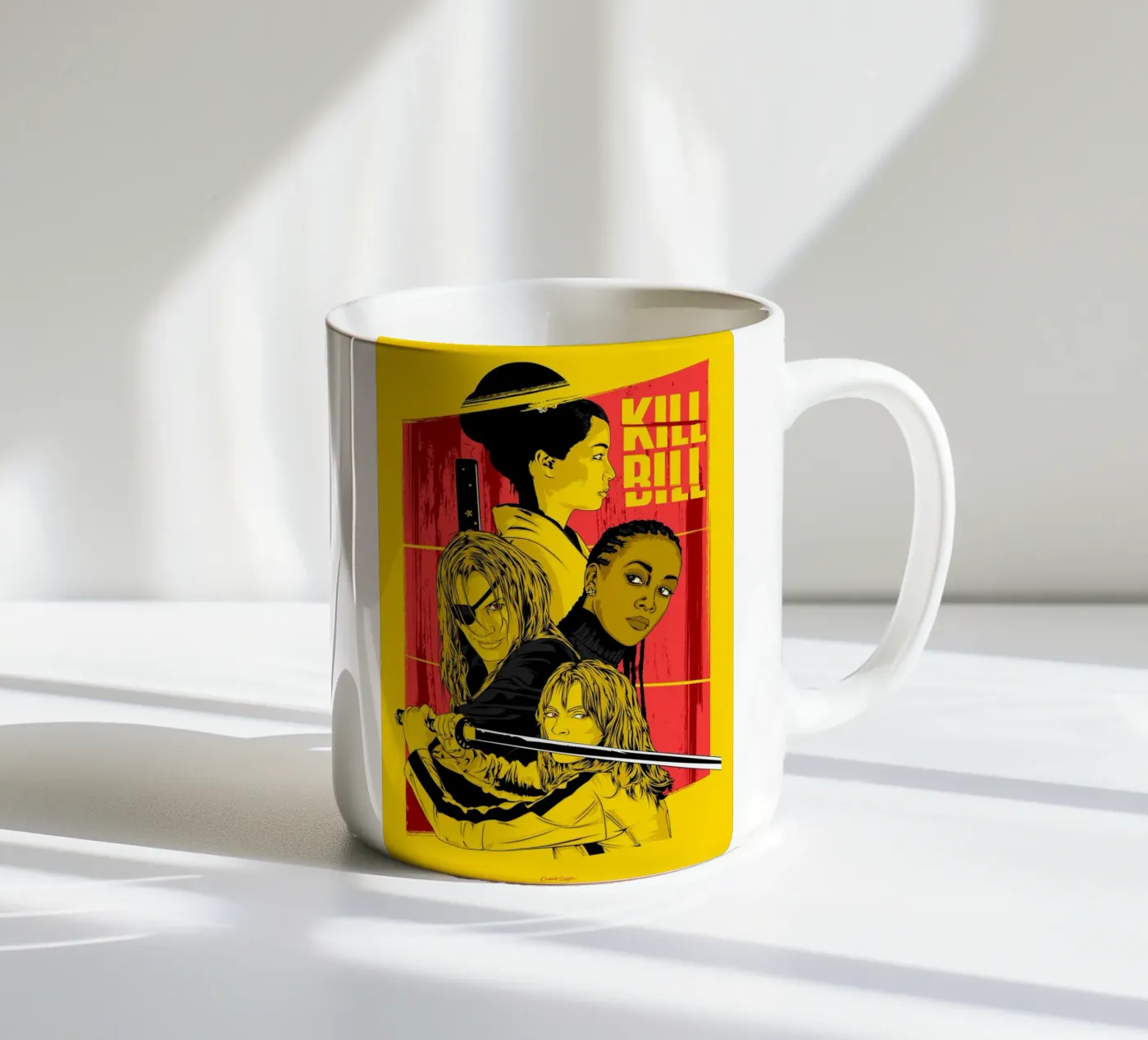 KILL BILL ceramic mug by Cranio Dsgn