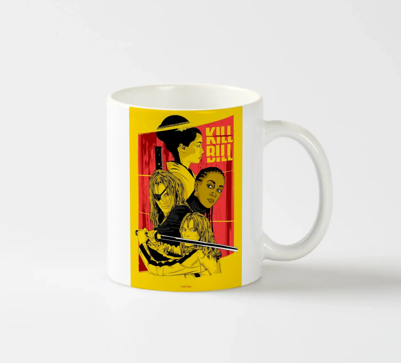 KILL BILL ceramic mug by Cranio Dsgn