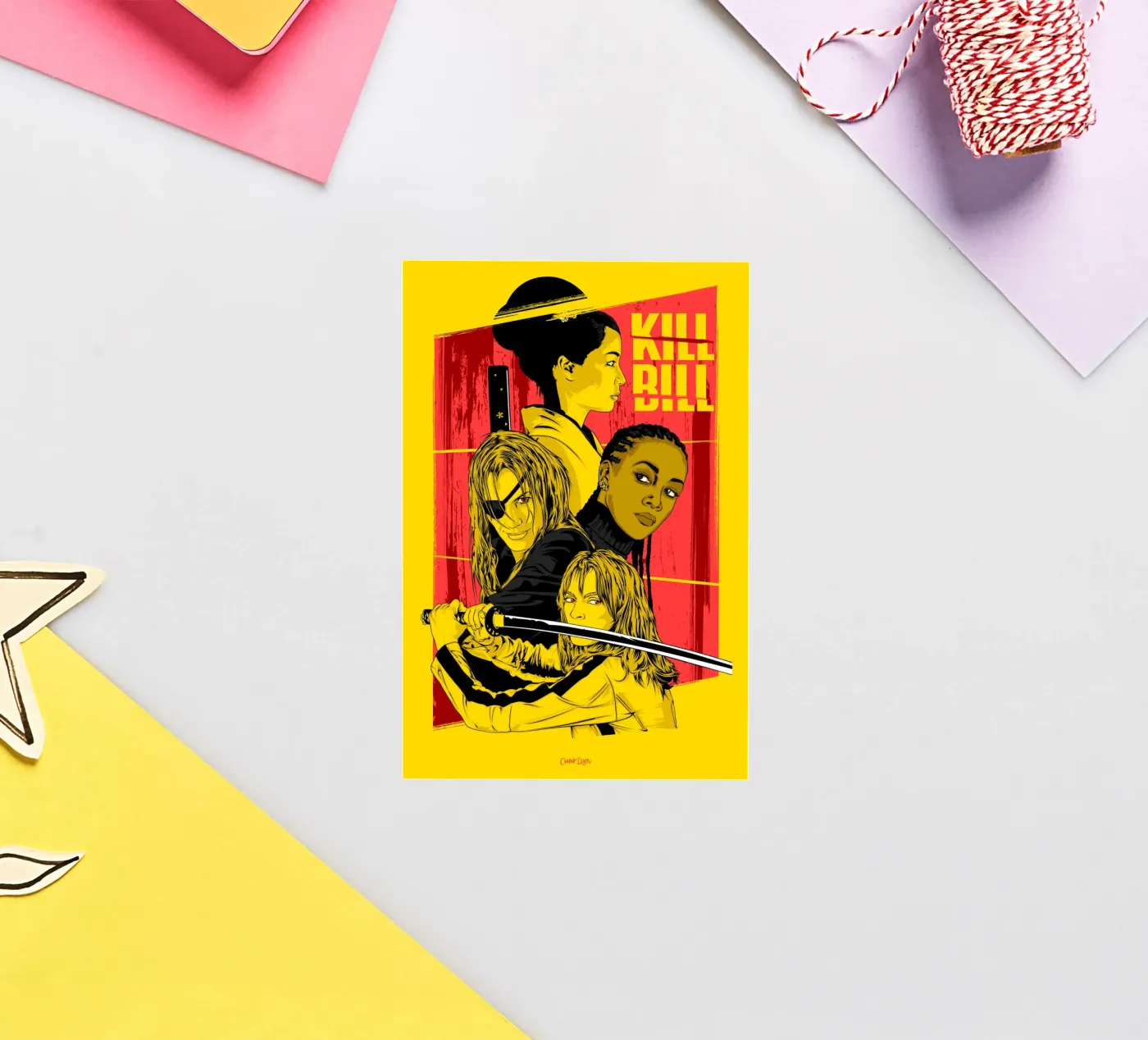 KILL BILL sticker by Cranio Dsgn