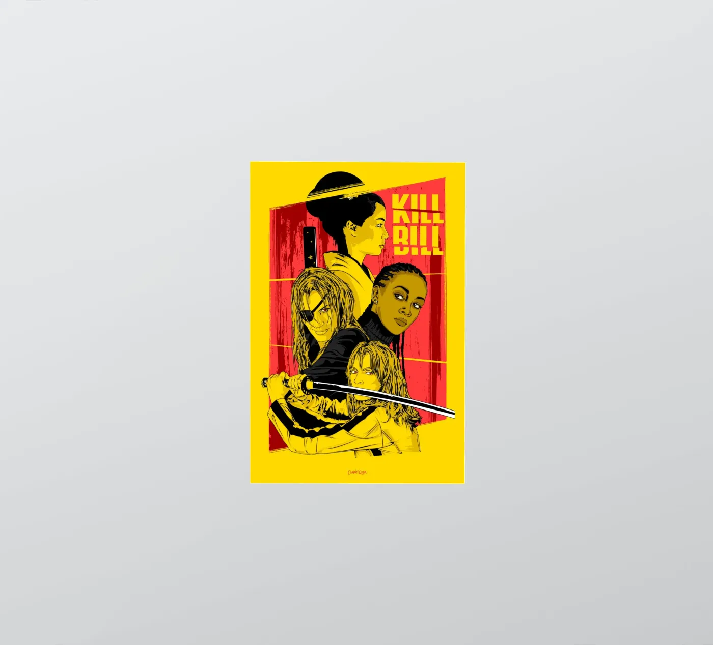 KILL BILL sticker by Cranio Dsgn